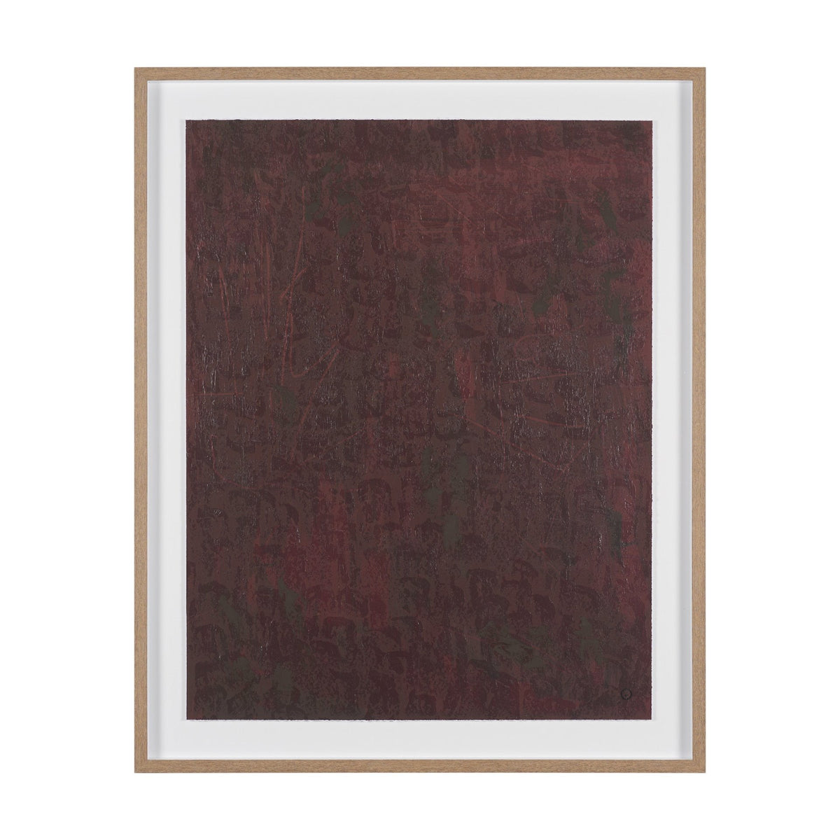 Mental Crossfire II by Mercana Studio Hand-Embellished Textured Framed Artwork Matted under Glass by Mercana at Eve Furniture