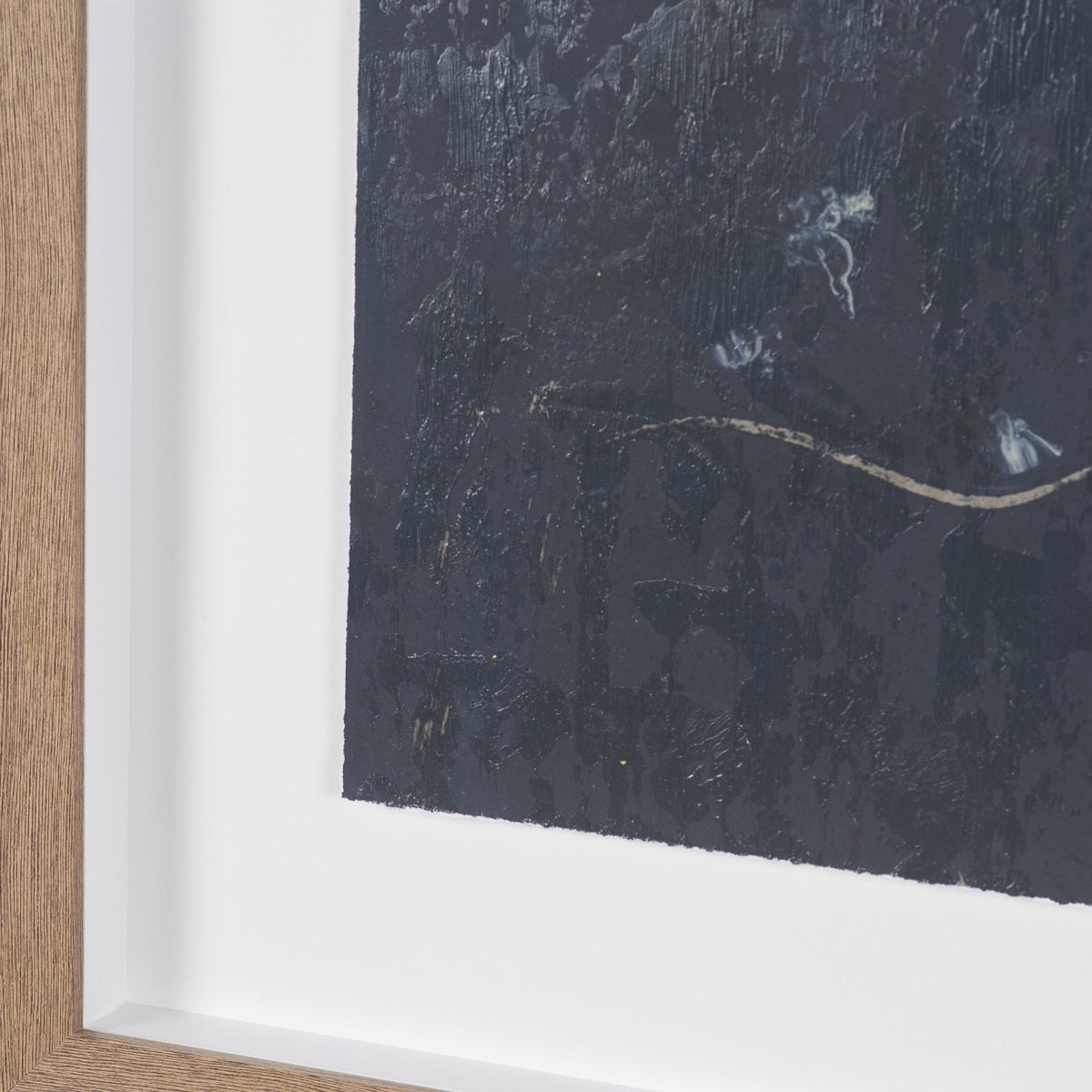 Mental Crossfire III by Mercana Studio Hand-Embellished Textured Framed Artwork Matted under Glass by Mercana at Eve Furniture