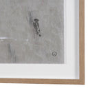 Mental Crossfire IV by Mercana Studio Hand-Embellished Textured Framed Artwork Matted under Glass by Mercana at Eve Furniture