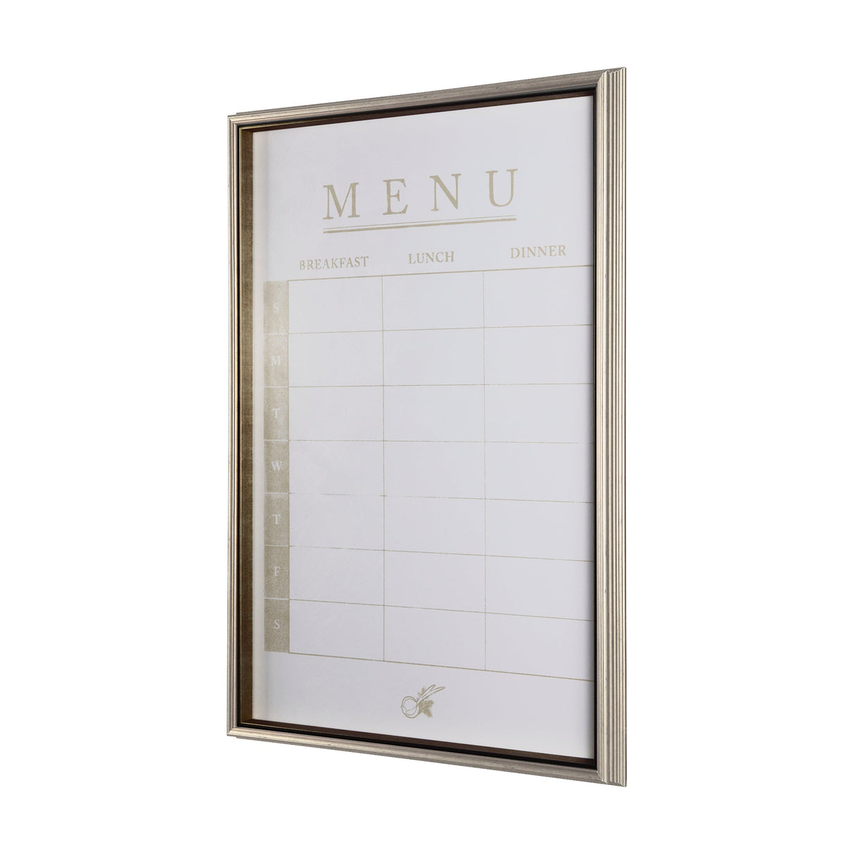 MENU I by Mercana Studio a Hand Embellished Textured Framed Art Print Matted under Glass by Mercana at Eve Furniture
