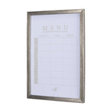 MENU I by Mercana Studio a Hand Embellished Textured Framed Art Print Matted under Glass by Mercana at Eve Furniture