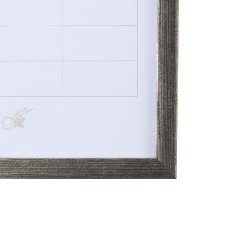 MENU I by Mercana Studio a Hand Embellished Textured Framed Art Print Matted under Glass by Mercana at Eve Furniture