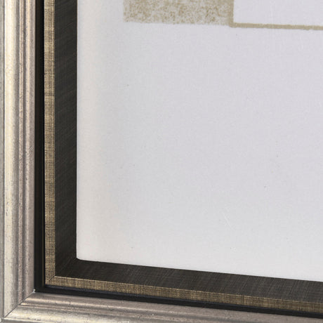 MENU I by Mercana Studio a Hand Embellished Textured Framed Art Print Matted under Glass by Mercana at Eve Furniture