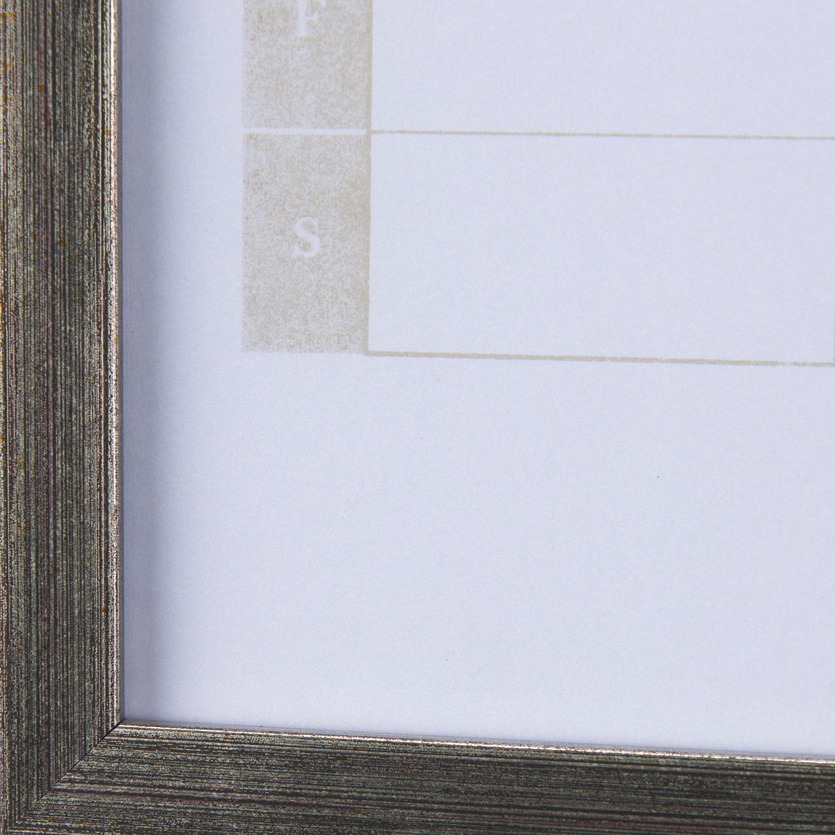 MENU I by Mercana Studio a Hand Embellished Textured Framed Art Print Matted under Glass by Mercana at Eve Furniture