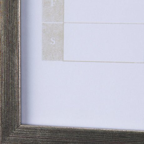 MENU I by Mercana Studio a Hand Embellished Textured Framed Art Print Matted under Glass by Mercana at Eve Furniture
