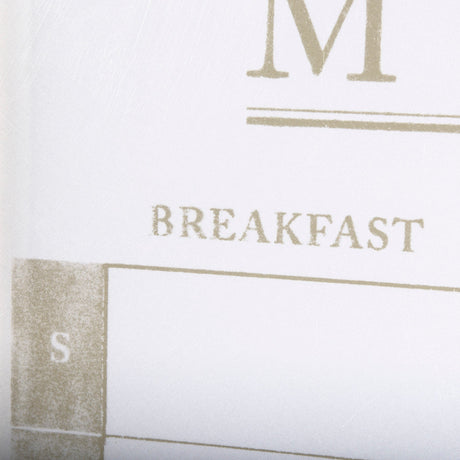 MENU I by Mercana Studio a Hand Embellished Textured Framed Art Print Matted under Glass by Mercana at Eve Furniture