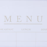 MENU I by Mercana Studio a Hand Embellished Textured Framed Art Print Matted under Glass by Mercana at Eve Furniture