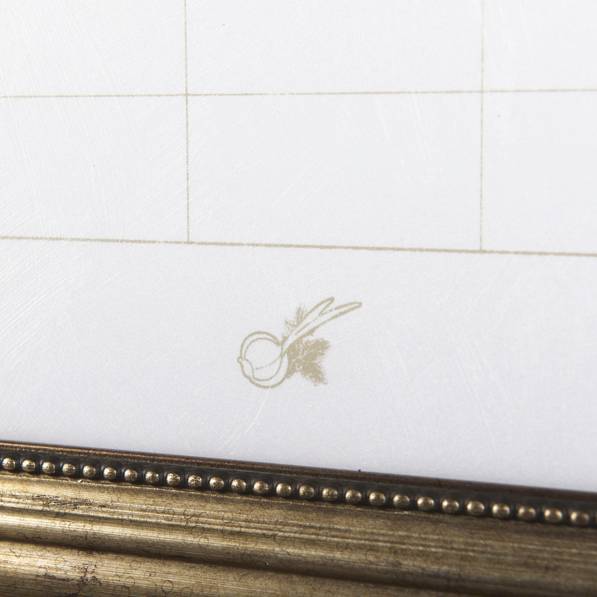MENU I by Mercana Studio a Hand Embellished Textured Framed Art Print Matted under Glass by Mercana at Eve Furniture