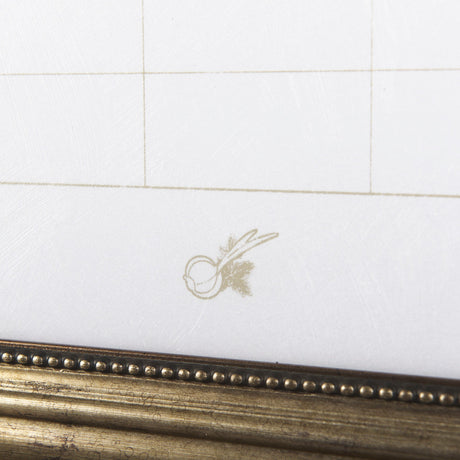 MENU I by Mercana Studio a Hand Embellished Textured Framed Art Print Matted under Glass by Mercana at Eve Furniture
