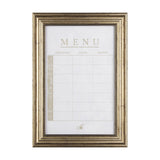 MENU I by Mercana Studio a Hand Embellished Textured Framed Art Print Matted under Glass by Mercana at Eve Furniture