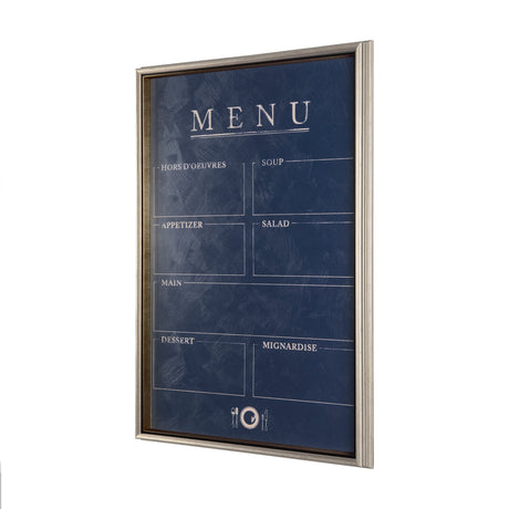 MENU II by Mercana Studio a Hand Embellished Textured Framed Art Print Matted under Glass by Mercana at Eve Furniture