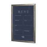 MENU II by Mercana Studio a Hand Embellished Textured Framed Art Print Matted under Glass by Mercana at Eve Furniture