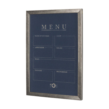 MENU II by Mercana Studio a Hand Embellished Textured Framed Art Print Matted under Glass by Mercana at Eve Furniture