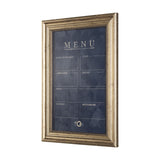 MENU II by Mercana Studio a Hand Embellished Textured Framed Art Print Matted under Glass by Mercana at Eve Furniture