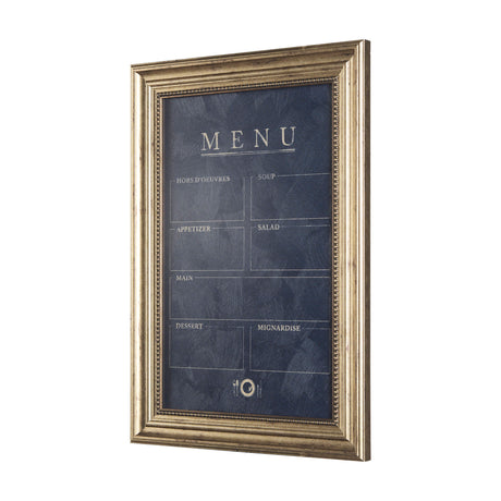 MENU II by Mercana Studio a Hand Embellished Textured Framed Art Print Matted under Glass by Mercana at Eve Furniture