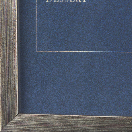 MENU II by Mercana Studio a Hand Embellished Textured Framed Art Print Matted under Glass by Mercana at Eve Furniture