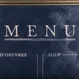 MENU II by Mercana Studio a Hand Embellished Textured Framed Art Print Matted under Glass by Mercana at Eve Furniture