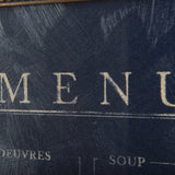 MENU II by Mercana Studio a Hand Embellished Textured Framed Art Print Matted under Glass by Mercana at Eve Furniture