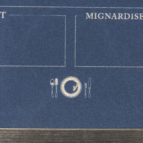 MENU II by Mercana Studio a Hand Embellished Textured Framed Art Print Matted under Glass by Mercana at Eve Furniture