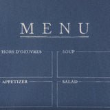 MENU II by Mercana Studio a Hand Embellished Textured Framed Art Print Matted under Glass by Mercana at Eve Furniture