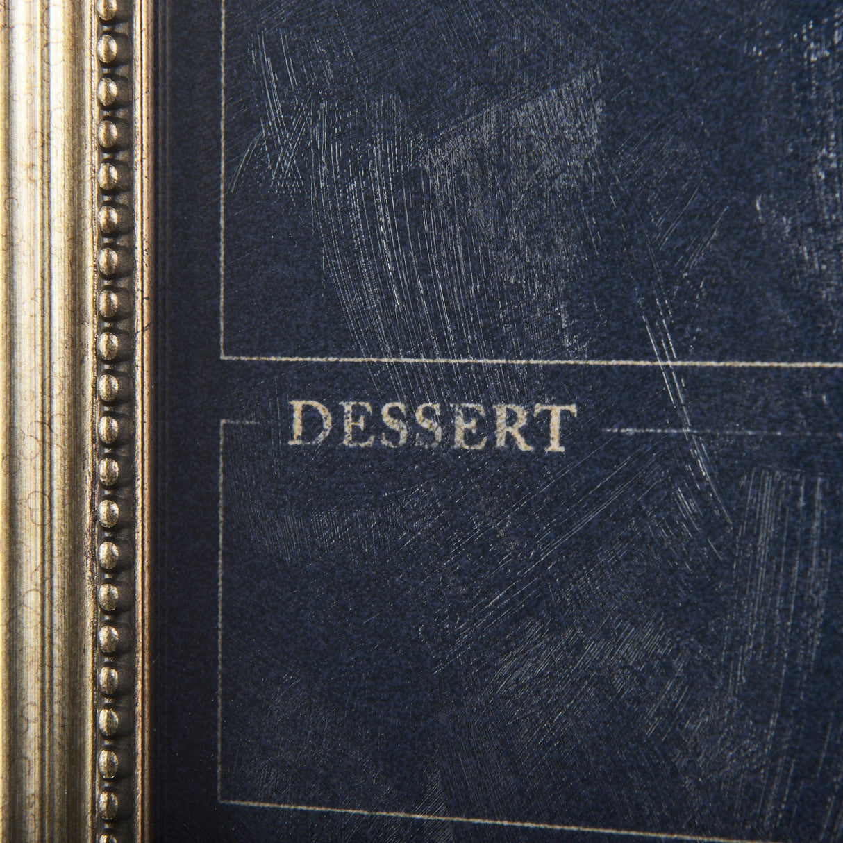 MENU II by Mercana Studio a Hand Embellished Textured Framed Art Print Matted under Glass by Mercana at Eve Furniture