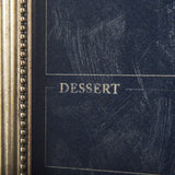 MENU II by Mercana Studio a Hand Embellished Textured Framed Art Print Matted under Glass by Mercana at Eve Furniture
