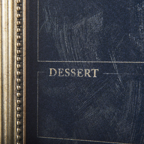 MENU II by Mercana Studio a Hand Embellished Textured Framed Art Print Matted under Glass by Mercana at Eve Furniture