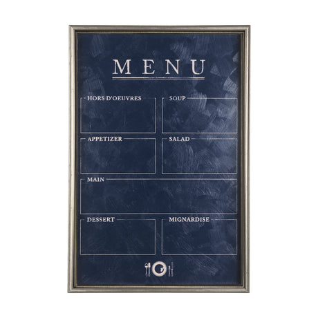 MENU II by Mercana Studio a Hand Embellished Textured Framed Art Print Matted under Glass by Mercana at Eve Furniture