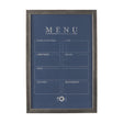 MENU II by Mercana Studio a Hand Embellished Textured Framed Art Print Matted under Glass by Mercana at Eve Furniture