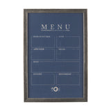 MENU II by Mercana Studio a Hand Embellished Textured Framed Art Print Matted under Glass by Mercana at Eve Furniture