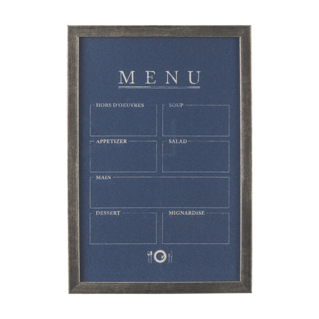 MENU II by Mercana Studio a Hand Embellished Textured Framed Art Print Matted under Glass by Mercana at Eve Furniture