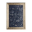 MENU II by Mercana Studio a Hand Embellished Textured Framed Art Print Matted under Glass by Mercana at Eve Furniture