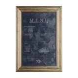 MENU II by Mercana Studio a Hand Embellished Textured Framed Art Print Matted under Glass by Mercana at Eve Furniture