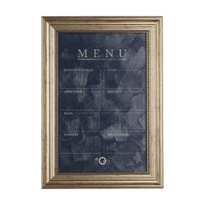 MENU II by Mercana Studio a Hand Embellished Textured Framed Art Print Matted under Glass by Mercana at Eve Furniture
