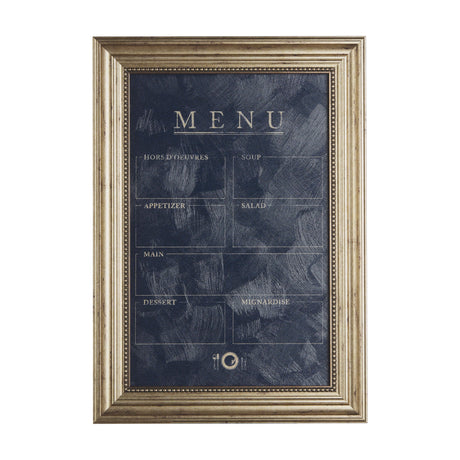 MENU II by Mercana Studio a Hand Embellished Textured Framed Art Print Matted under Glass by Mercana at Eve Furniture