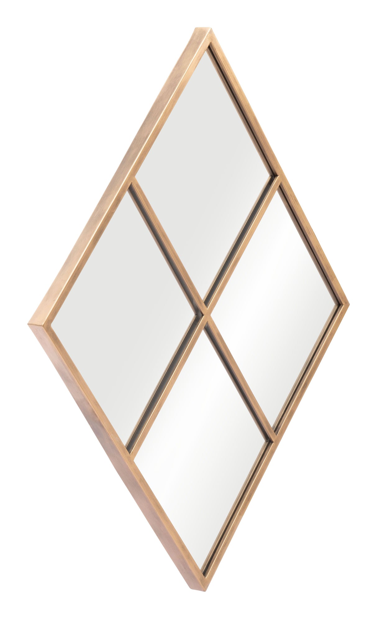Meo Mirror Gold by Zuomod at Eve Furniture