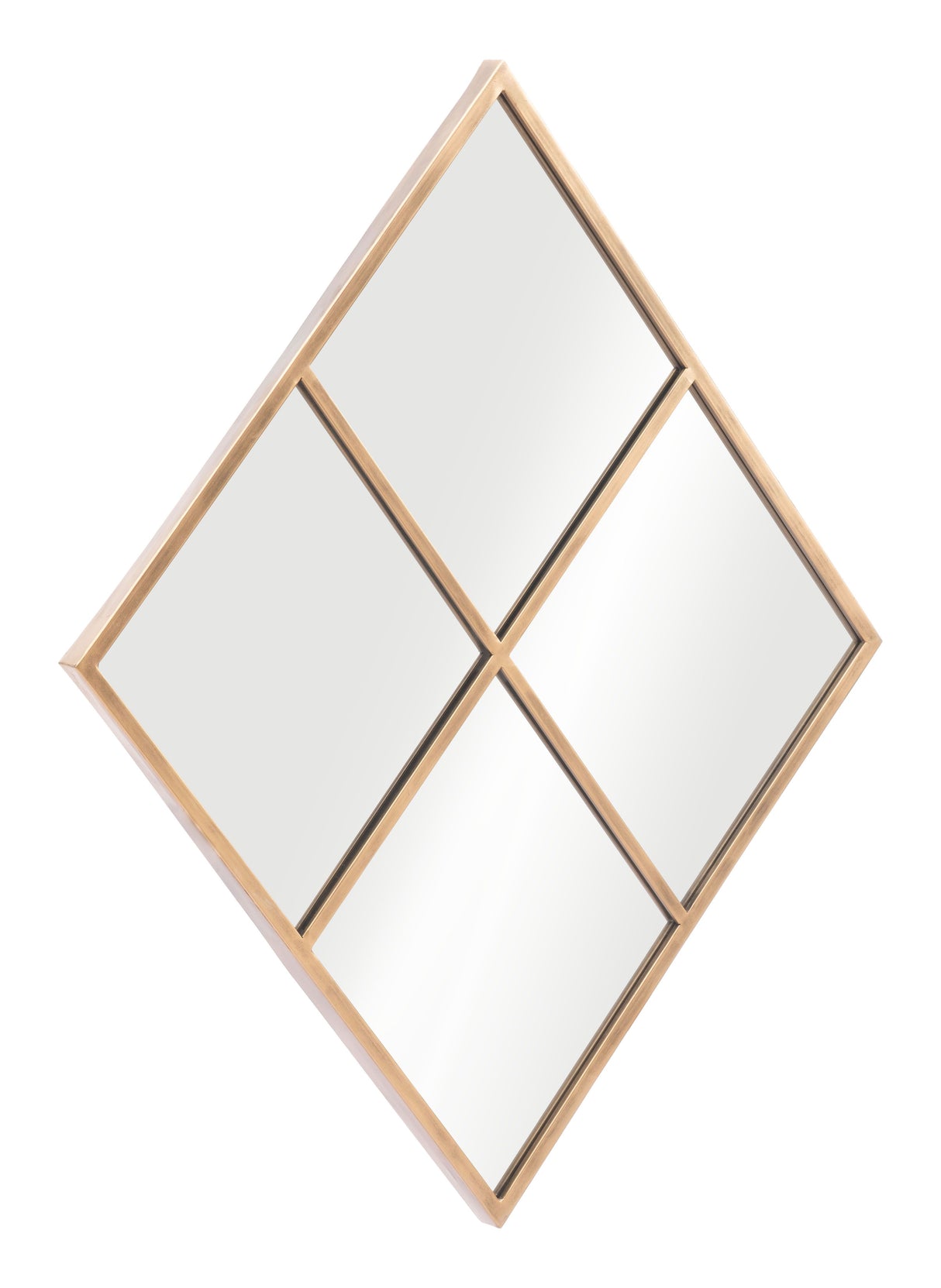 Meo Mirror Gold by Zuomod at Eve Furniture