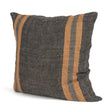 Mercer Square Black w/Orange Stripes Decorative Pillow Cover by Mercana at Eve Furniture