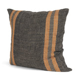Mercer Square Black w/Orange Stripes Decorative Pillow Cover by Mercana at Eve Furniture