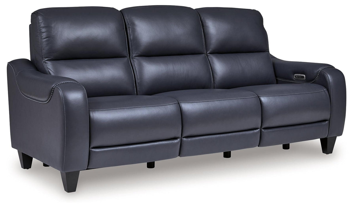 Mercomatic Ocean Dual Power Reclining Sofa by Ashley at Eve Furniture