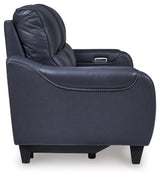 Mercomatic Ocean Dual Power Reclining Sofa by Ashley at Eve Furniture