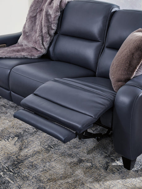 Mercomatic Ocean Dual Power Reclining Sofa by Ashley at Eve Furniture