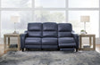 Mercomatic Ocean Dual Power Reclining Sofa by Ashley at Eve Furniture