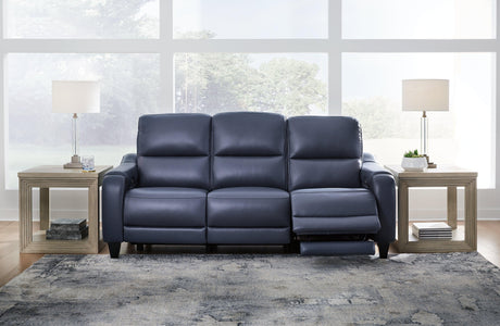 Mercomatic Ocean Dual Power Reclining Sofa by Ashley at Eve Furniture