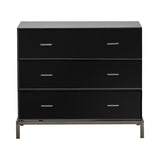 Mercury Black Chest by Crestview at Eve Furniture