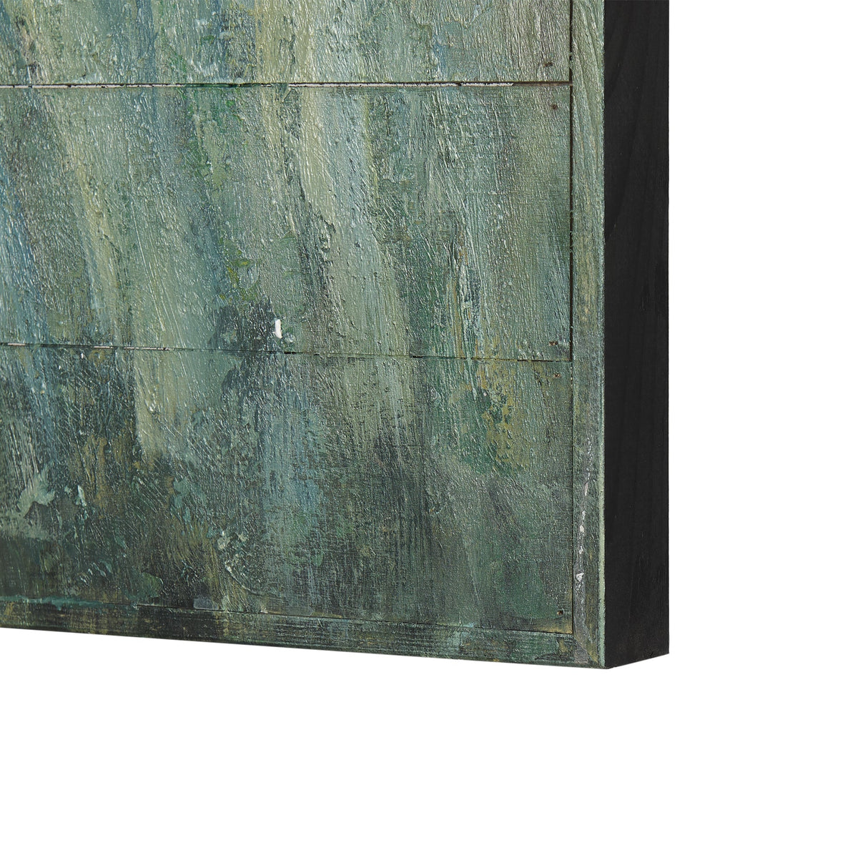 Mere Pond Lake Hand Painted on Wood Oil Painting by Mercana at Eve Furniture