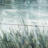 Mere Pond Lake Hand Painted on Wood Oil Painting by Mercana at Eve Furniture