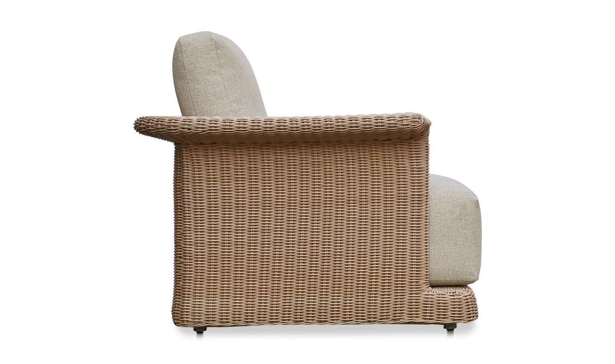 Meredith Outdoor Accent Chair Beige by Moe's Home at Eve Furniture