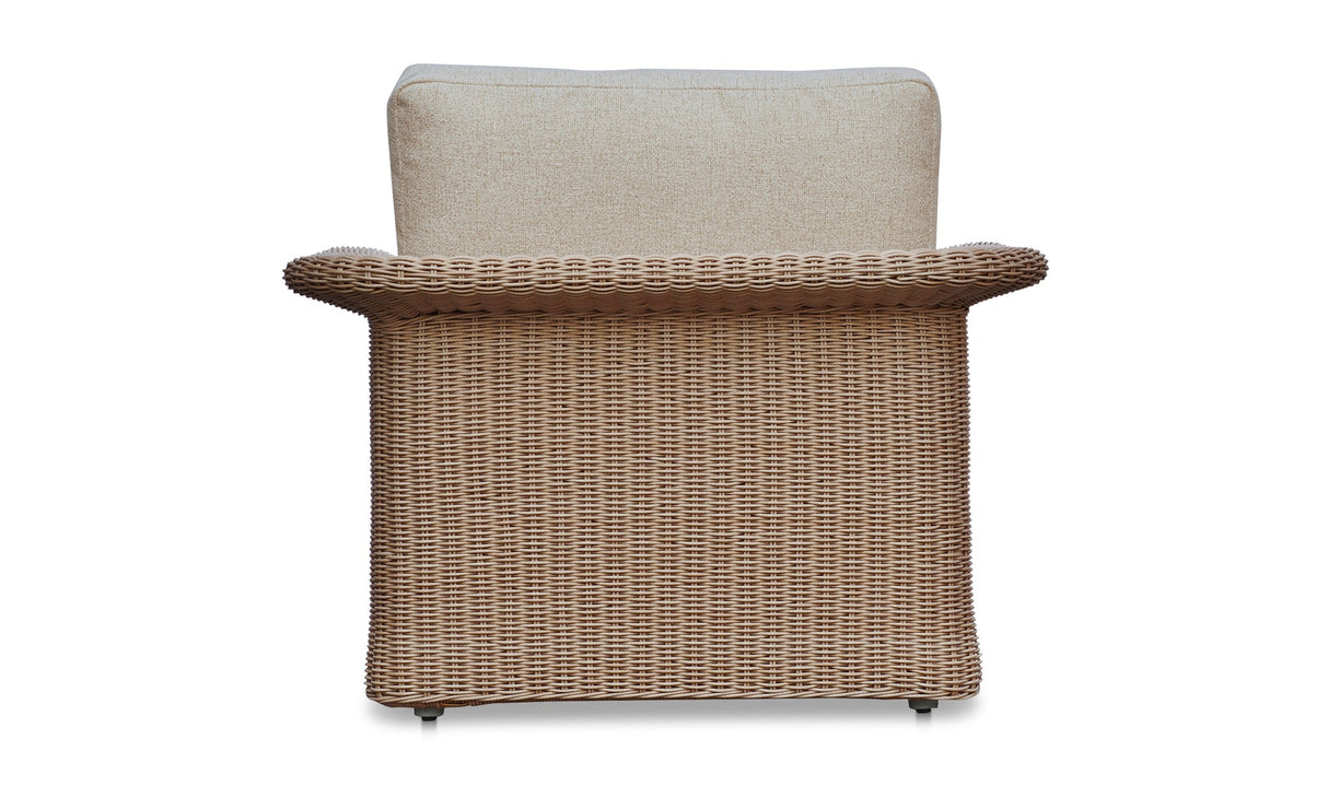 Meredith Outdoor Accent Chair Beige by Moe's Home at Eve Furniture