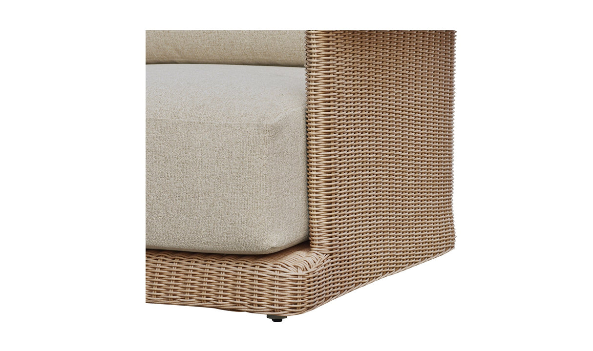 Meredith Outdoor Accent Chair Beige by Moe's Home at Eve Furniture